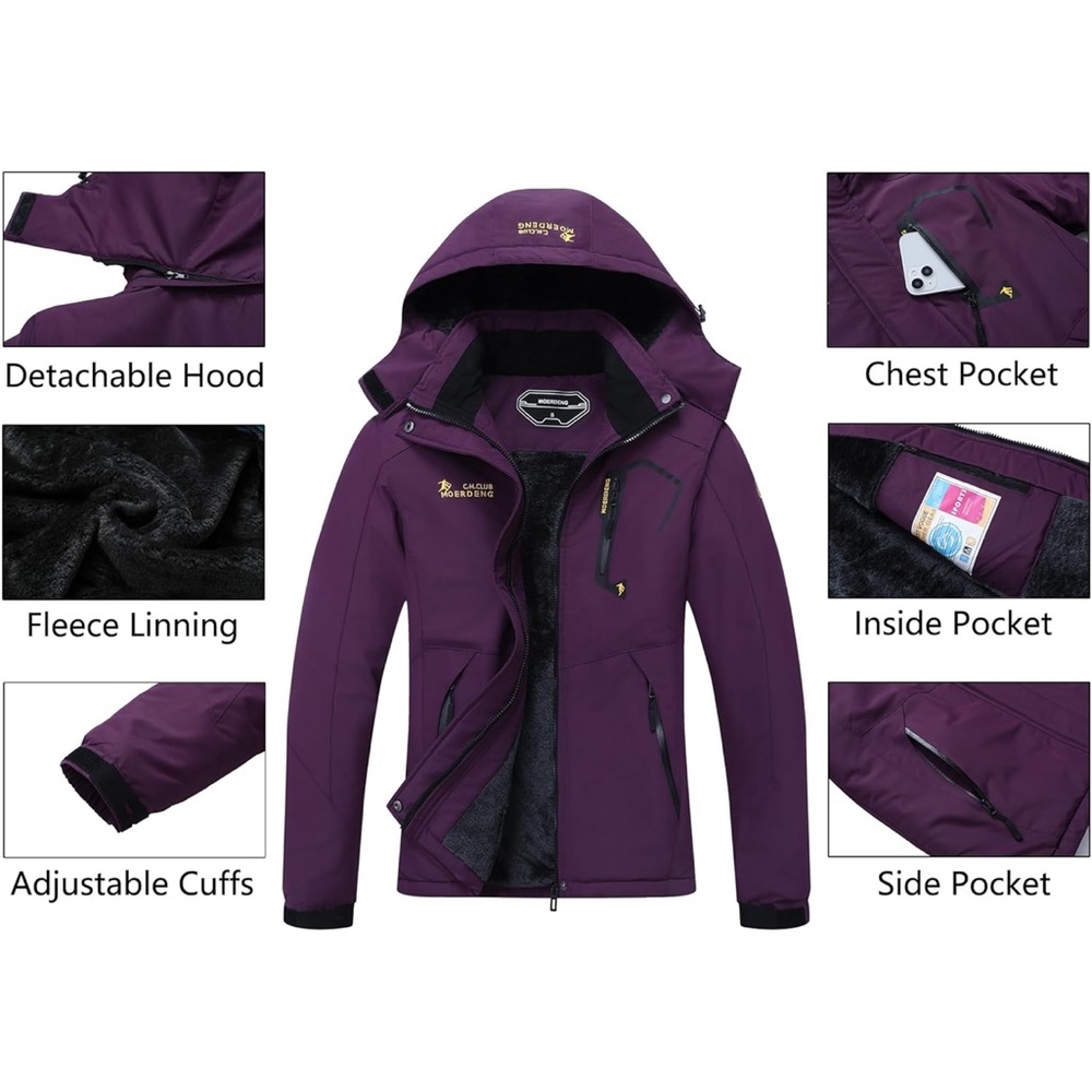 NWOT Women's Purple Outdoor Jacket